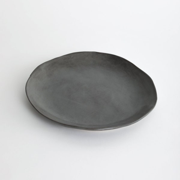 Charcoal Shino Dinner Plate