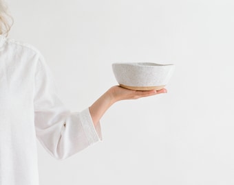 Speckled Porridge Bowl, cereal bowl, stoneware bowl, ceramic bowl, soup bowl