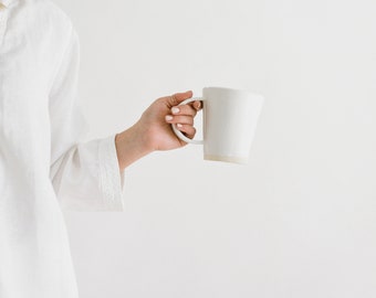 White Matte Flare Mug