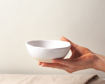 White Matte Ice Cream Bowl