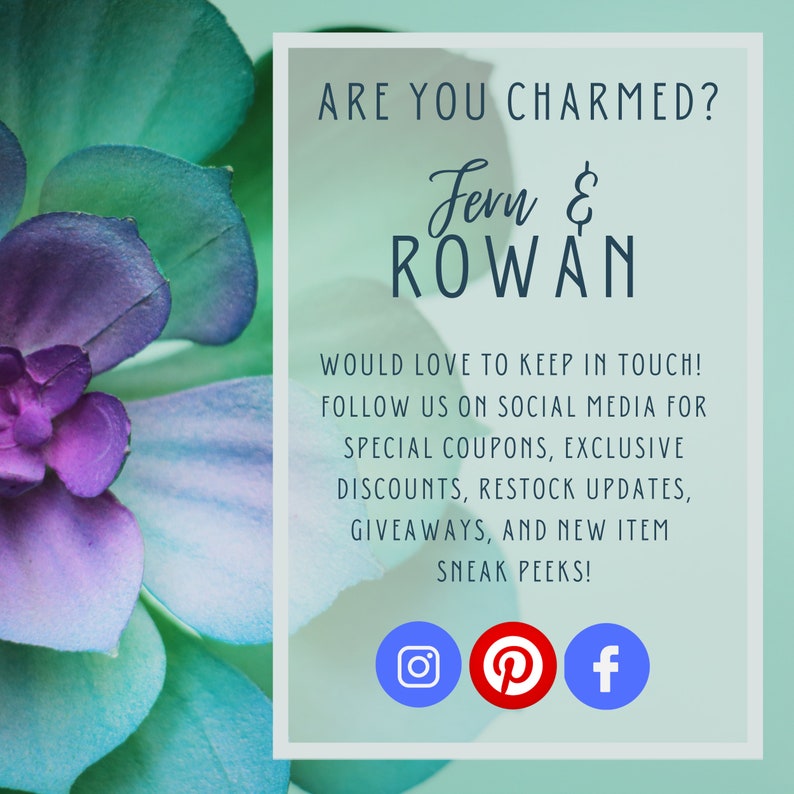 Social Media Info - Fern & Rowan