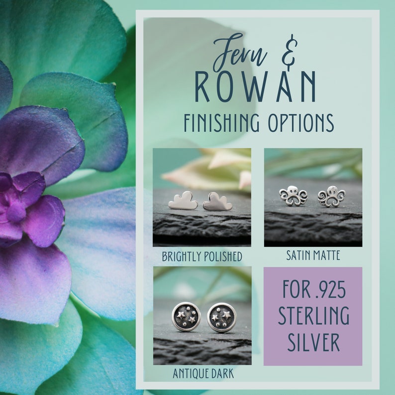 Sterling Silver Finish Options | Fern & Rowan