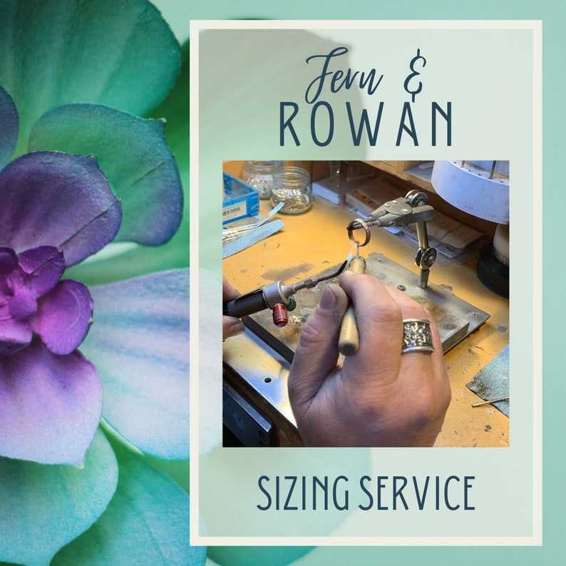 Ring Resizing sterling Silver Resize Service Sterling Etsy