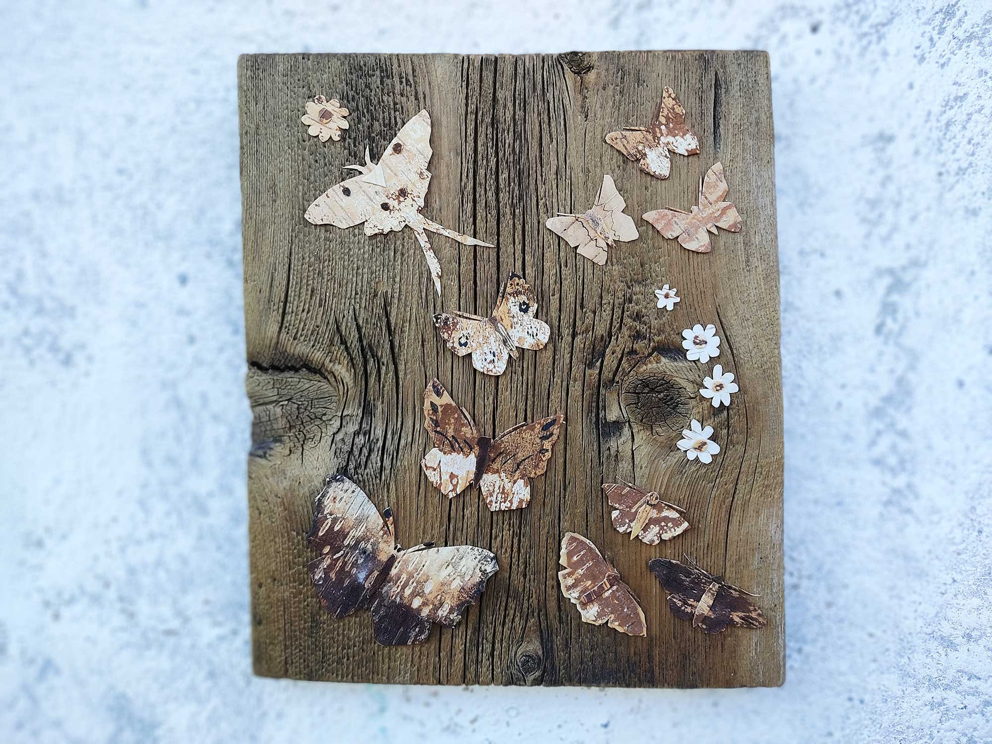 Butterfly wall art Butterfly wood wall decor Nature wall Etsy