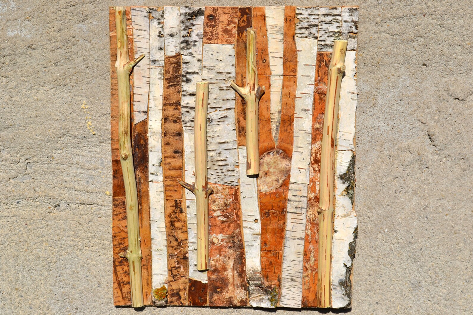 Abstract Bark Art Modern Bark Decor Original Wood Art Wood Etsy