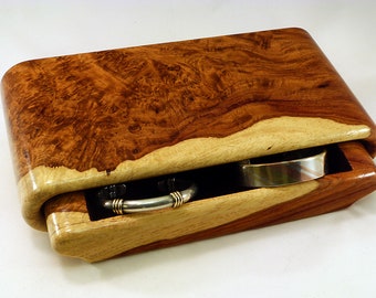 Burmese Amboyna Burl Jewelry Box