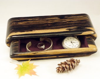 Pale Moon Ebony Jewelry Box