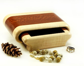 Leopardwood & Tiger Maple Jewelry Box