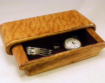 Quilted Maple Jewelry Box
