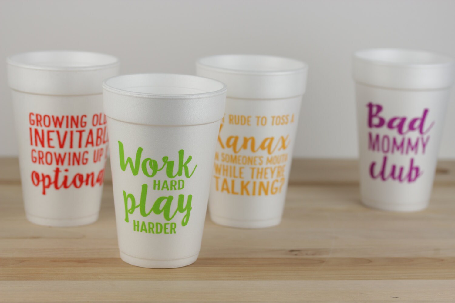 Funny Foam Cup Funny Party Cup Vacation Cups Spring Break Etsy