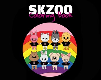 SKZOO ぬり絵