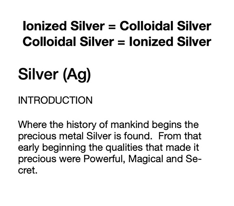 Colloidal Silver Ion Generator W/ionic Silver Handbook // Etsy