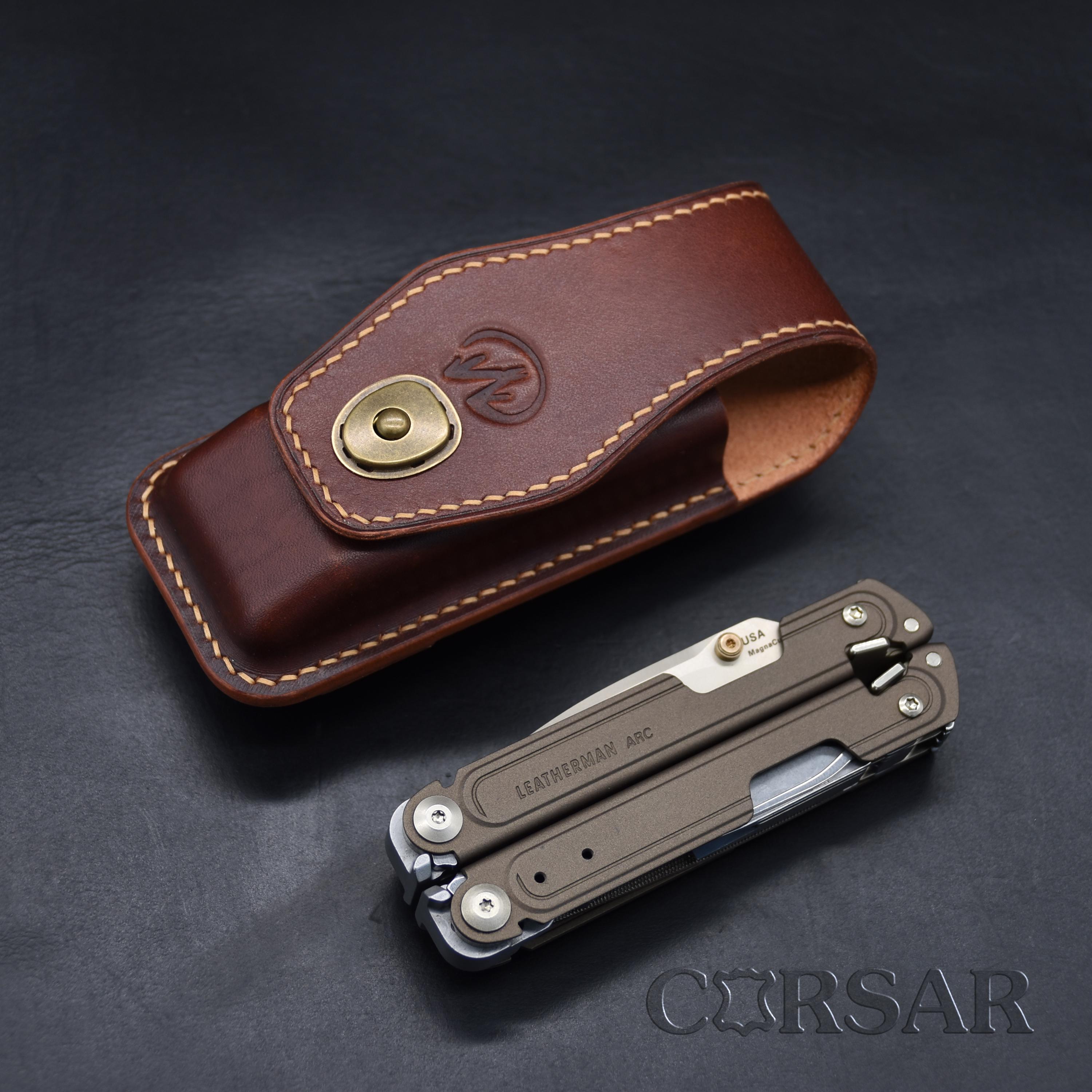 Handmade Leather Multitool Sheath: Leatherman Arc/wave Alpha