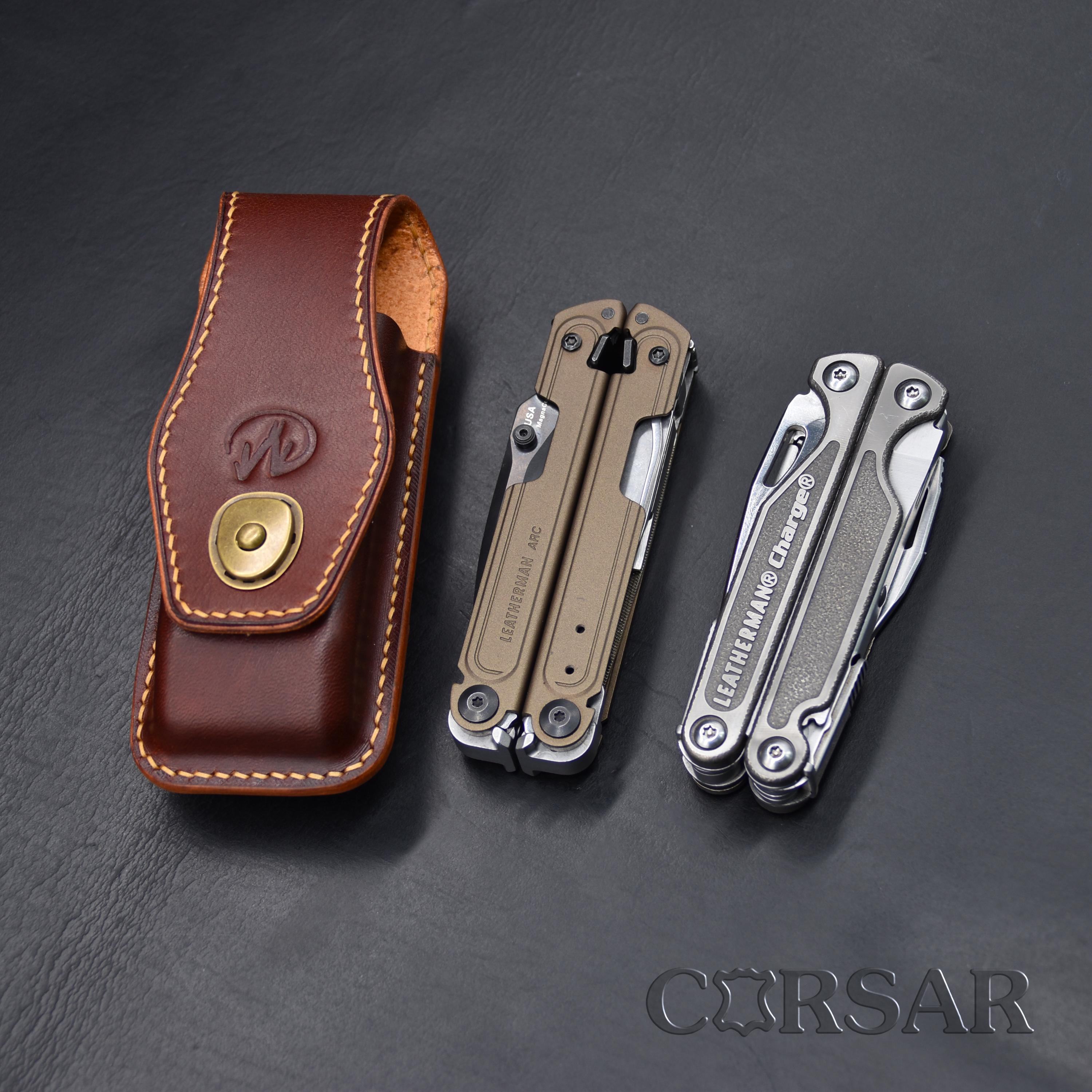 Handmade Leather Multitool Sheath: Leatherman Arc/wave Alpha