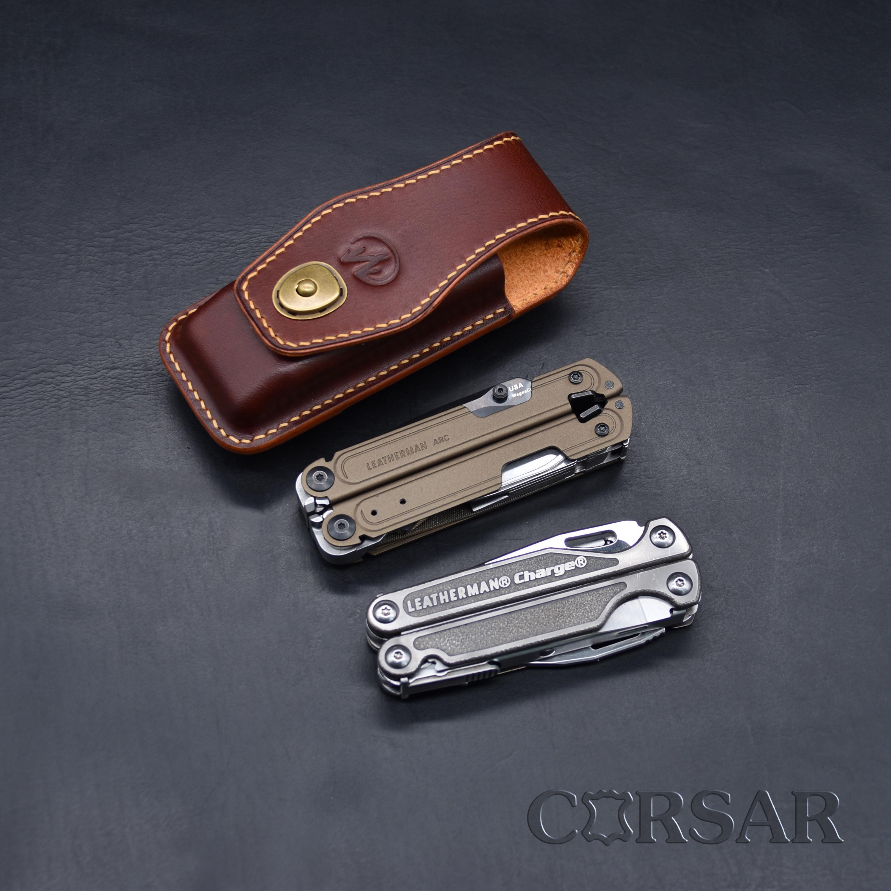 Handmade Leather Multitool Sheath: Leatherman Arc/wave Alpha
