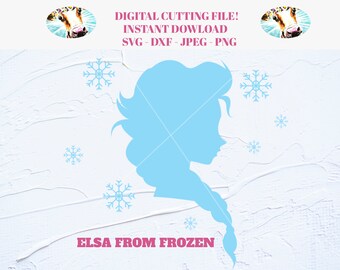 Download Elsa Silhouette Svg Etsy Yellowimages Mockups