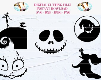 Download Nightmare Before Christmas Svg Etsy PSD Mockup Templates