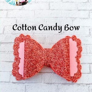 Fiocco per capelli Cotton Candy SVG, modello DXF per Cricut e Silhouette