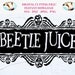 Beetlejuice Logo SVG, dfx, jpeg, png instant download for halloween tshirts, bags and more 