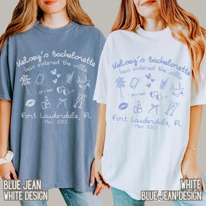 Bach Island Bachelorette Shirt, Beach Island, Personalized Comfort Colors Tee - A hot bachelorette enters the villa image 4