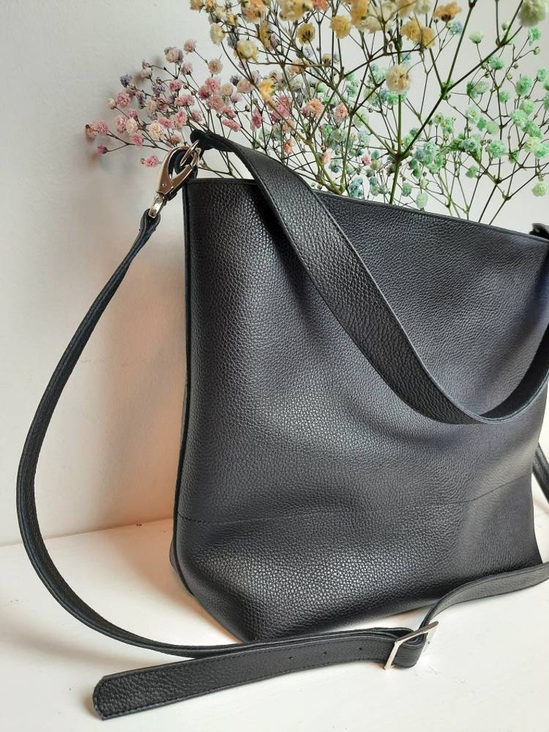 Leather Messenger bag dark brown Crossbody bag Black crossbody sand brown Shoulder Bag navy blue Gray crossbody handbag