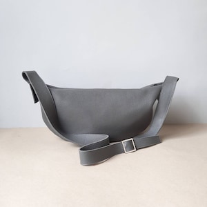 HONY Genuine Leather Croissant Bag, Crescent Bag, Sling Bag, Half Moon Crossbody Bag, Chest Bag, Dumpling Bag, Messenger Bag Women, Gift Bag