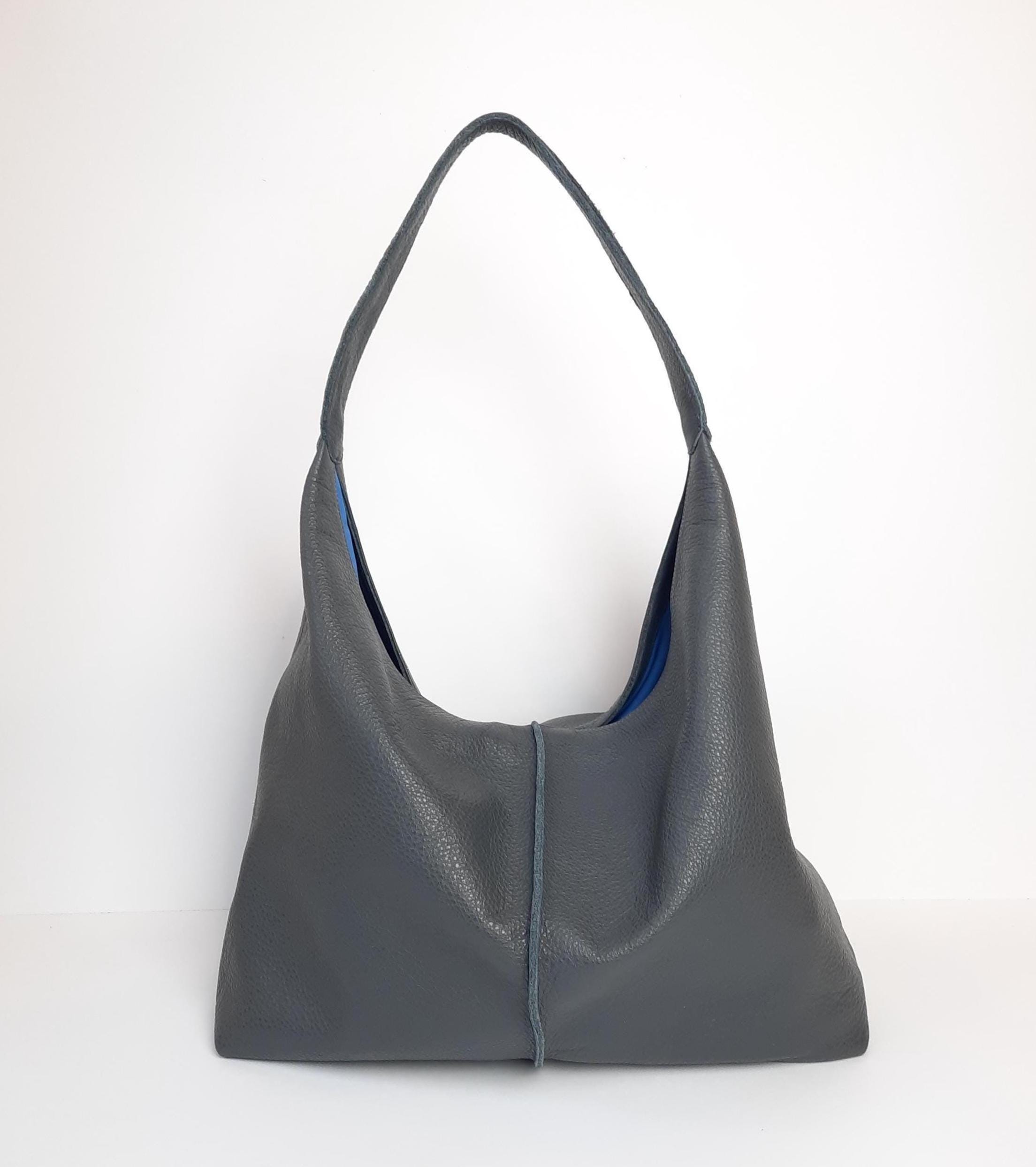 Slouchy Soft Leather Hobo Bag - Etsy