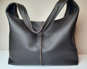 RIGA Hobo bag, size for laptop 16'', Work and studies tote