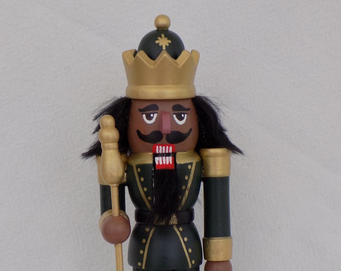 Black African American Nutcracker Soldier Etsy