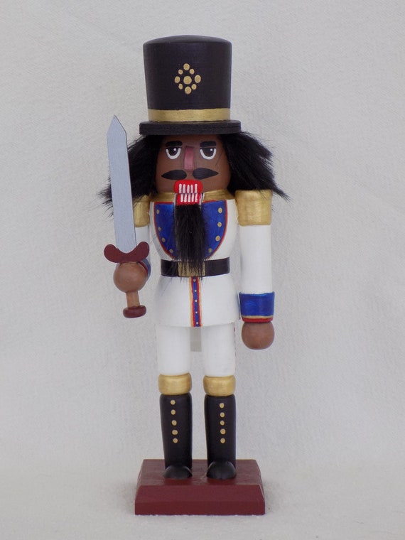 Black African American Nutcracker Soldier Etsy