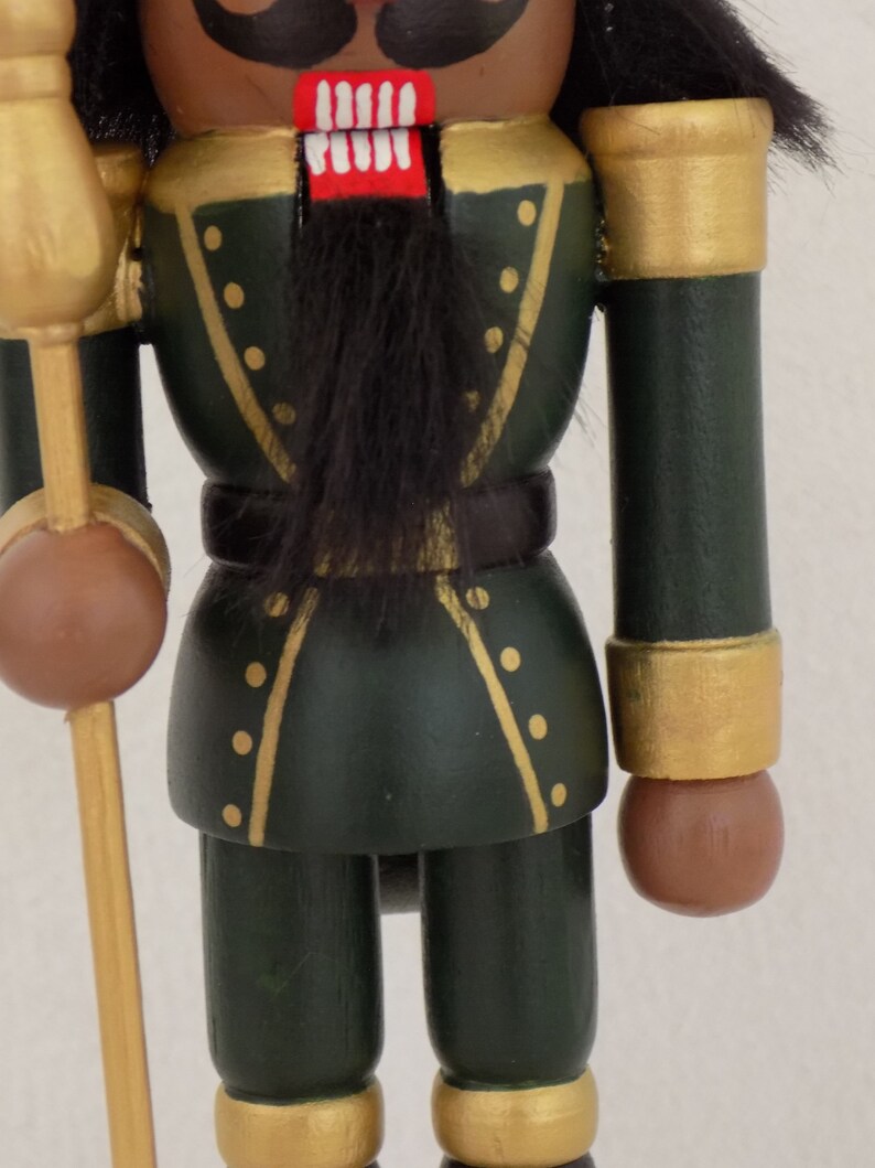 Black African American Nutcracker Soldier Etsy