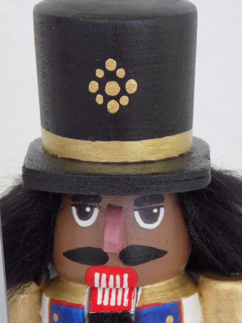 Black African American Nutcracker Soldier Etsy