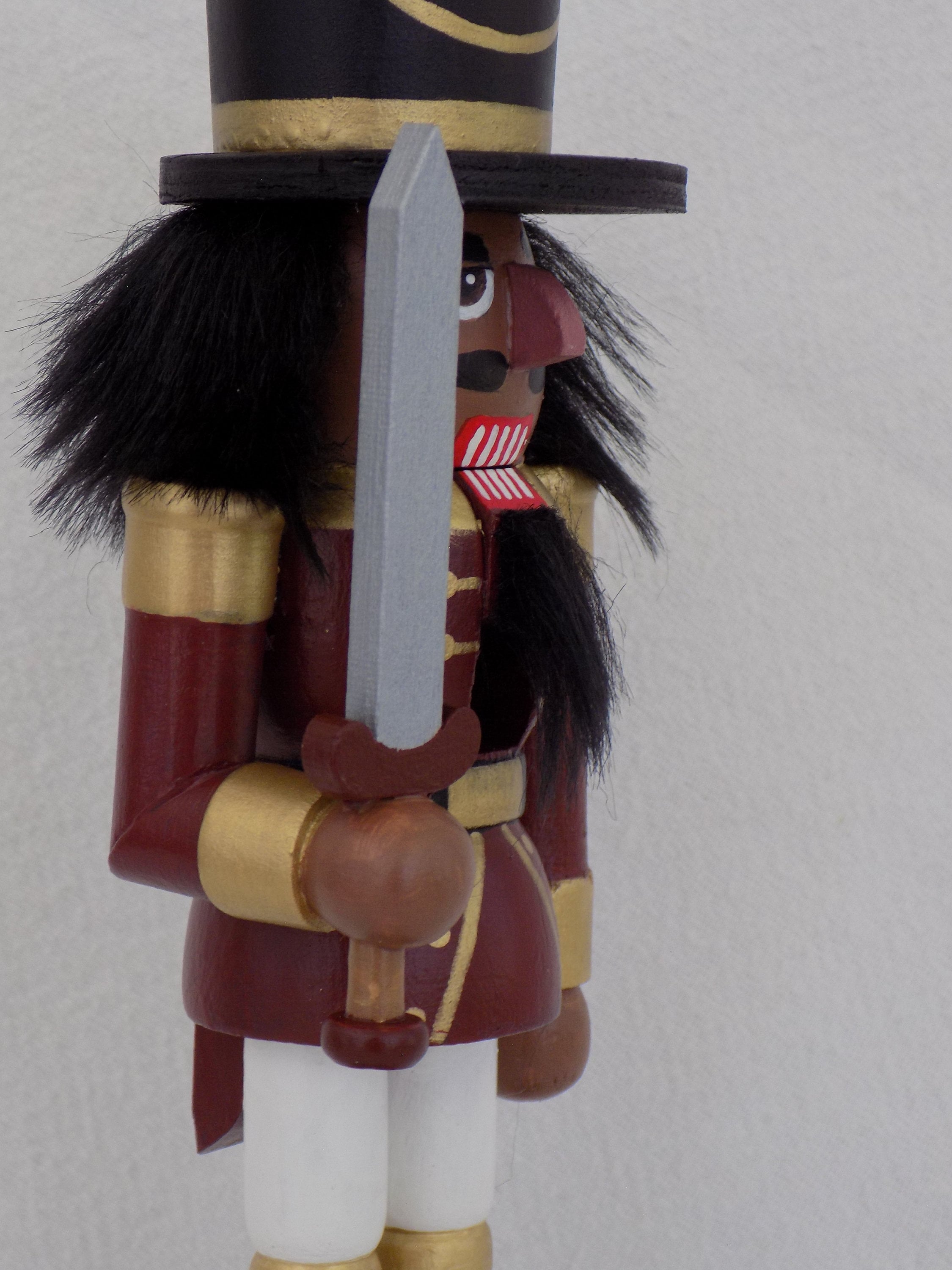 Black African American Nutcracker Soldier Etsy