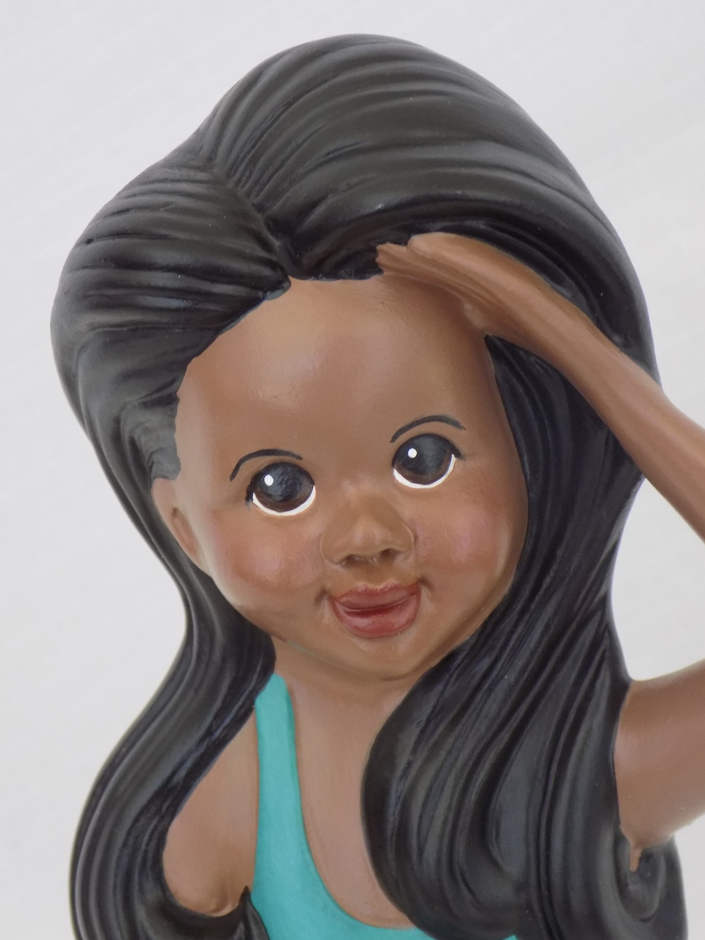 Ceramic Black African American Mermaid Etsy
