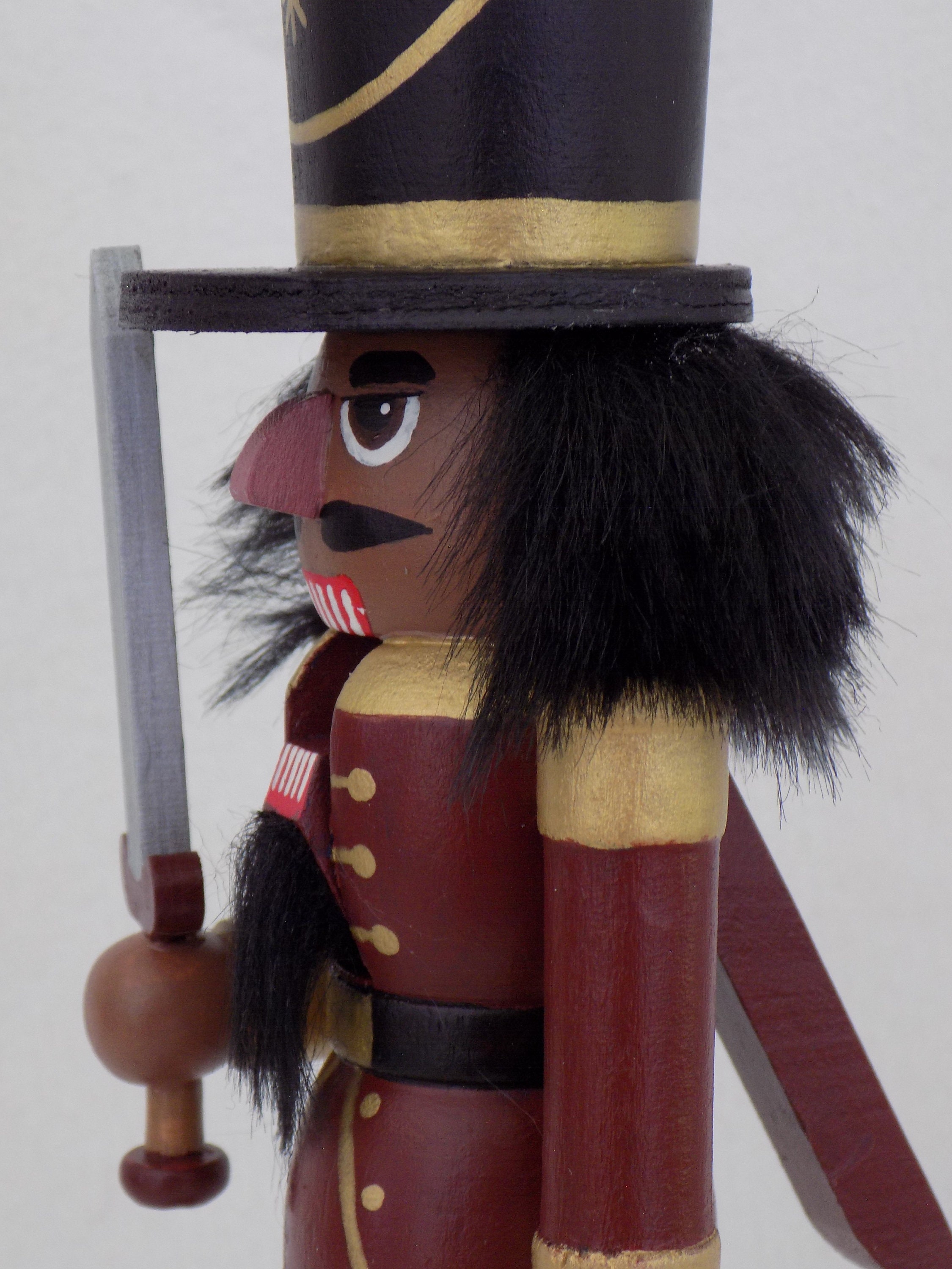 Black African American Nutcracker Soldier Etsy