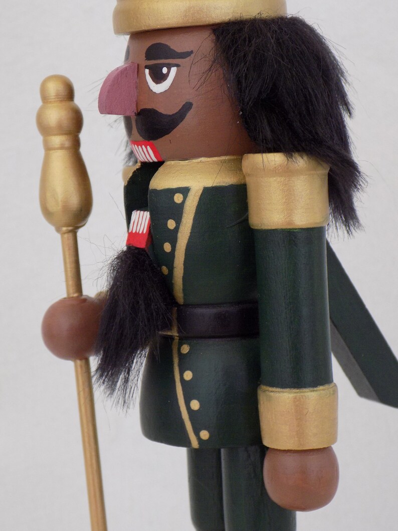 Black African American Nutcracker Soldier Etsy