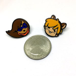 Ms.Marvel + Squirrel Girl enamel pins