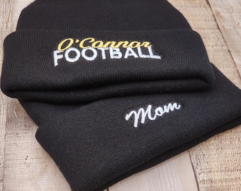 Personalized Embroidered Beanie, Custom Team Beanies, Monogram Winter Hat, Watch Cap, Your Logo