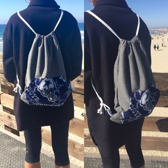 cowboys drawstring backpack