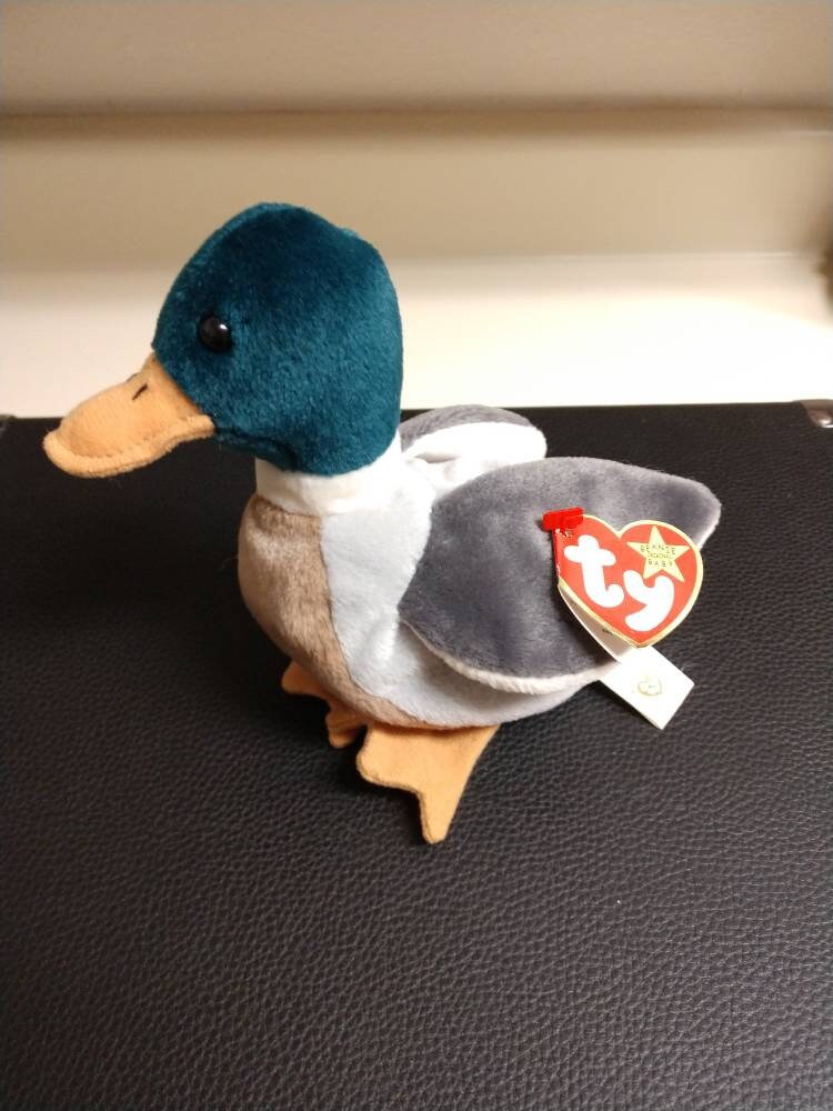 Very rare Ty Jake the Duck Beanie Babies 1997 with multiple Etsy