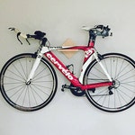 Simple Wall Mounted Bike Rack / Bike Shelf.  Modern Minimalist Bike Storage. Handmade Bike Furniture Bike Display Art. Bike Stand.