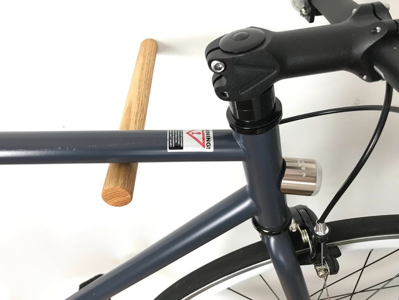 Wall Mount Bike Rack  / Handmade Bike Sticks Made of Wood image 4