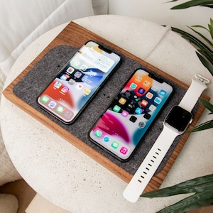 MagSafe Charging Station - Apple iPhone Charger and Apple AirPods and Apple Watch Chargers. iPhone 12 iPhone 13 Max. 3 in 1 Charging Station