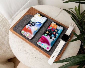Custom Charging Station for 3-4 Devices - Phone, Watch, AirPods
