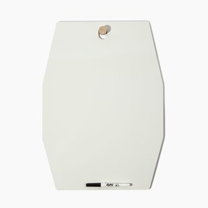 Dry Erase Board Chalkboard Combo - Reversible Wall Mount and Portable - Memo Board, Grocery List, Family Calendar. To Do List