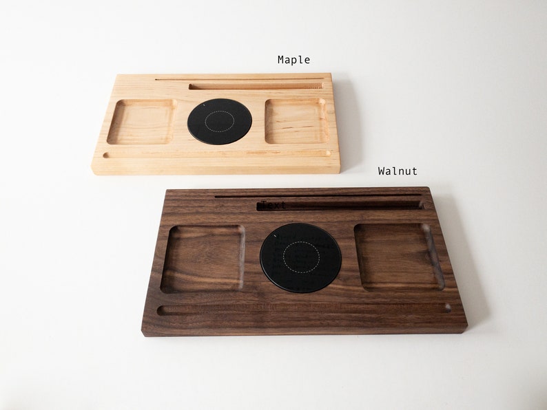 Wireless Phone Charging Station Desk Organizer Docking Etsy