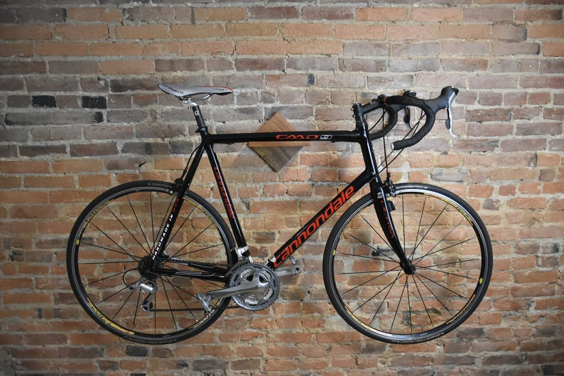 Simple Wall Mounted Bike Rack / Bike Shelf.  Modern Minimalist image 4