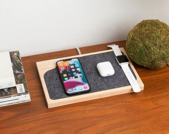 Wireless Phone Charger Docking Station - Apple, Samsung and Pixel