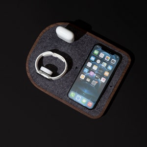Charging Station - Wireless and MagSafe Charger for iPhone, Apple AirPods & Apple Watch or Google Pixel Watch. Fastest MagSafe Charging