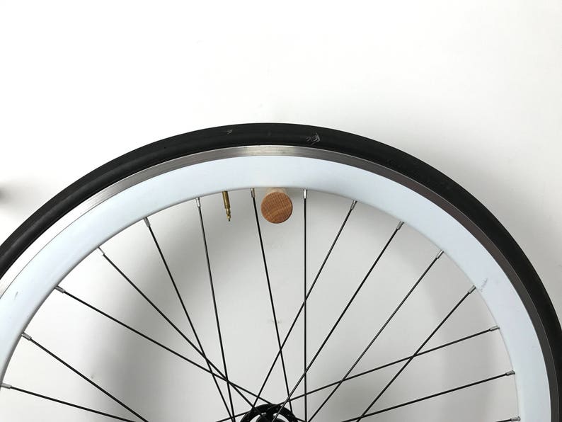 Wall Mount Bike Rack  / Handmade Bike Sticks Made of Wood image 8